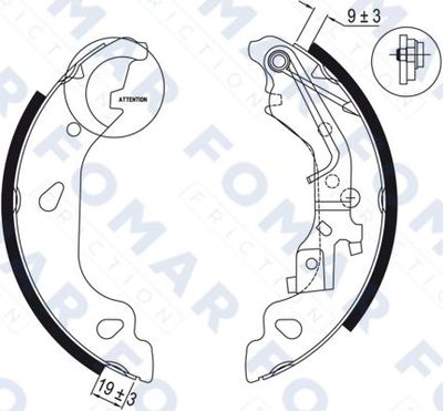 FOMAR Friction FO 9056