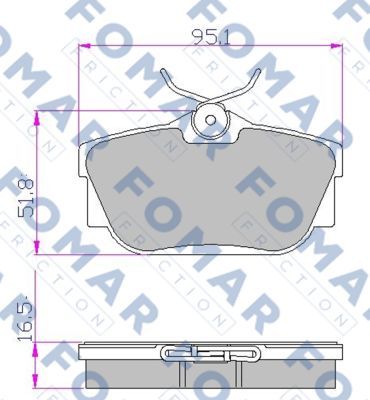 FOMAR Friction FO 646881