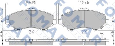 FOMAR Friction FO 850083