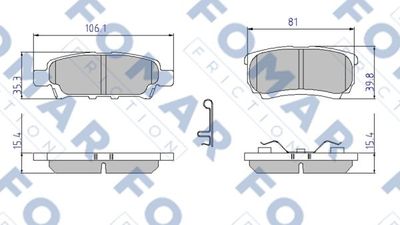 FOMAR Friction FO 921781