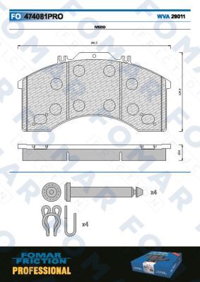 FOMAR Friction FO 474081