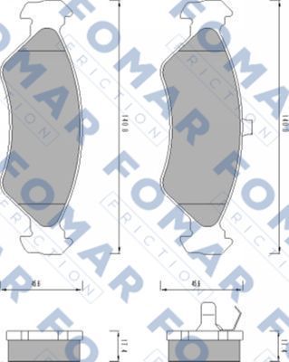 FOMAR Friction FO 487081