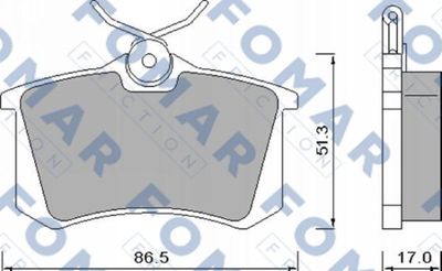 FOMAR Friction FO 448181