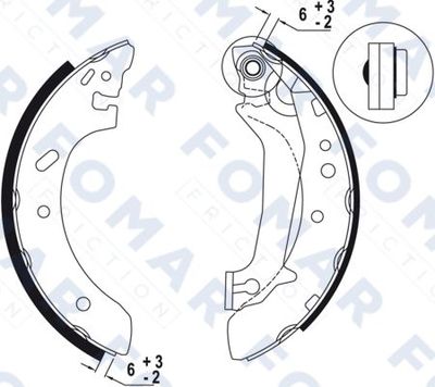 FOMAR Friction FO 9030