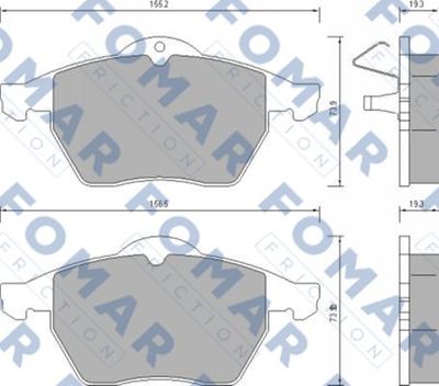 FOMAR Friction FO 628781