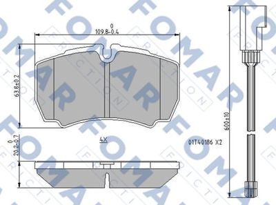 FOMAR Friction FO 912581