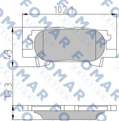 FOMAR Friction FO 892781