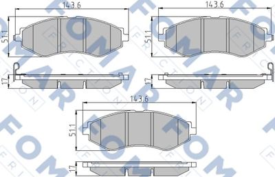 FOMAR Friction FO 846281