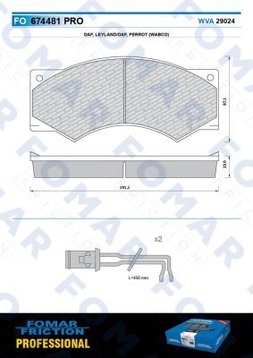 FOMAR Friction FO 674481