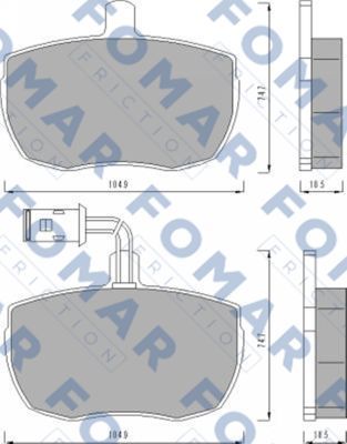 FOMAR Friction FO 437881