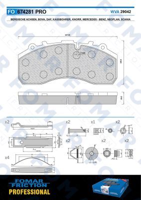 FOMAR Friction FO 674281