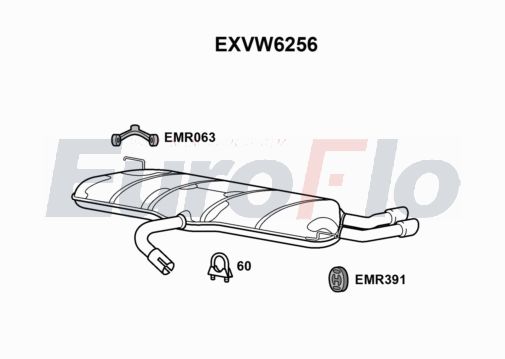 EuroFlo EXVW6256 EuroFlo EXVW6256
