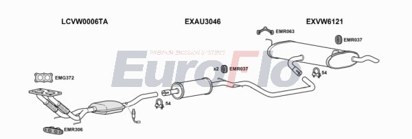 EuroFlo VWGOL16 0104LHD EuroFlo VWGOL16 0104LHD