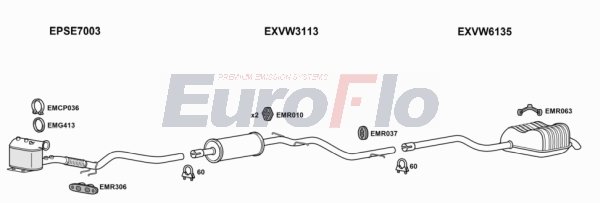EuroFlo VWGOL19D 0302LHD EuroFlo VWGOL19D 0302LHD