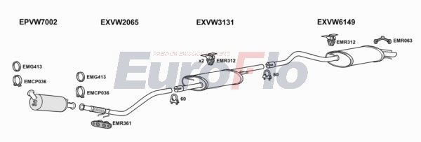 EuroFlo VWTRA25D 9011D EuroFlo VWTRA25D 9011D