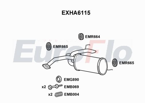 EuroFlo EXHA6115 EuroFlo EXHA6115