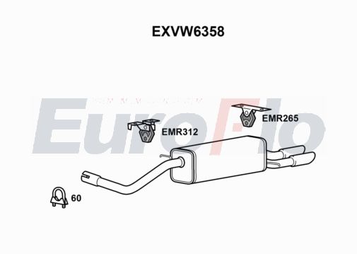 EuroFlo EXVW6358 EuroFlo EXVW6358