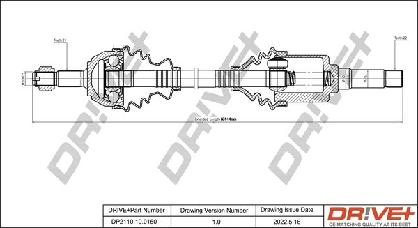 Dr!ve+ DP2110.10.0150