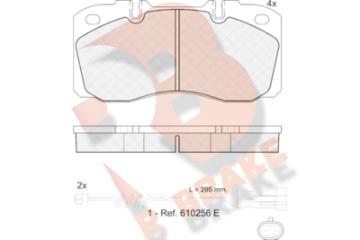 R BRAKE RB1161-117