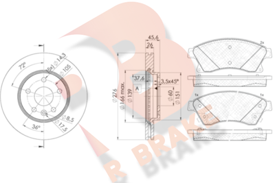 R BRAKE 3R19421559