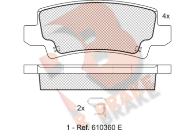 R BRAKE RB1514