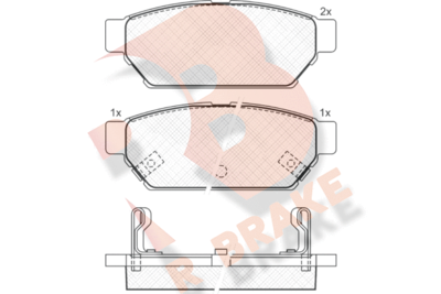 R BRAKE RB0982