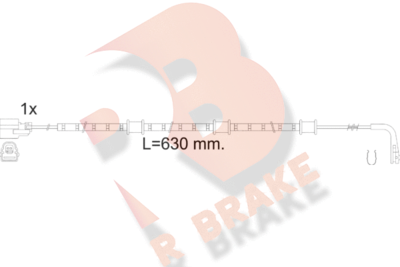 R BRAKE 610591RB