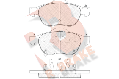 R BRAKE RB1556