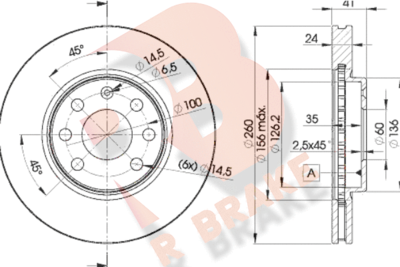 R BRAKE 78RBD29000