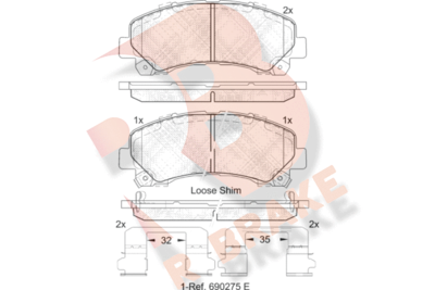 R BRAKE RB2082