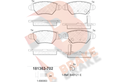 R BRAKE RB1363-702