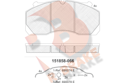 R BRAKE RB1858-066