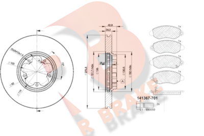 R BRAKE 3R13675612 R BRAKE 3R13675612