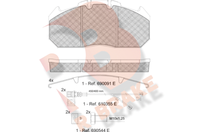 R BRAKE RB1405-122