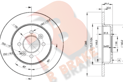 R BRAKE 78RBD24295