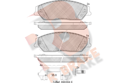 R BRAKE RB2077