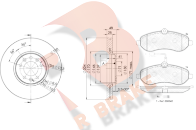 R BRAKE 3R18024755 R BRAKE 3R18024755