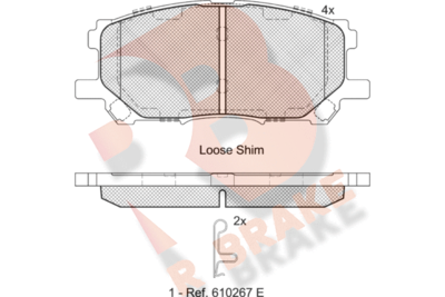 R BRAKE RB1584