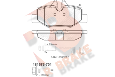 R BRAKE RB1676-701