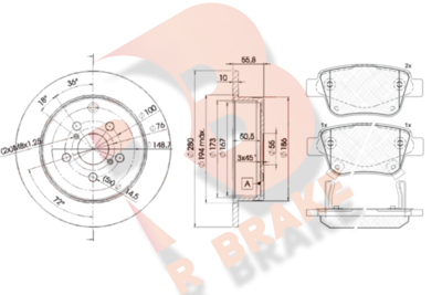 R BRAKE 3R16880503 R BRAKE 3R16880503