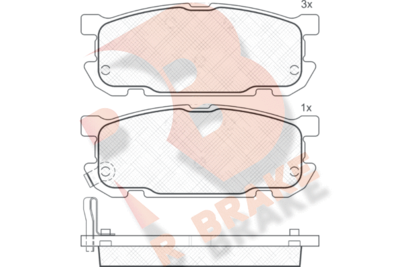 R BRAKE RB1541