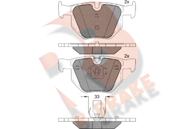 R BRAKE RB1685-202