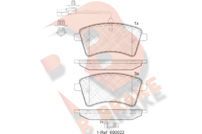 R BRAKE RB1854-203