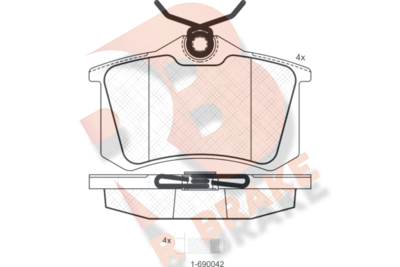 R BRAKE RB0697-700