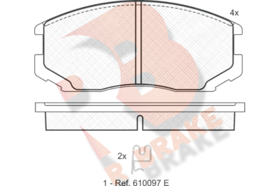 R BRAKE RB1129