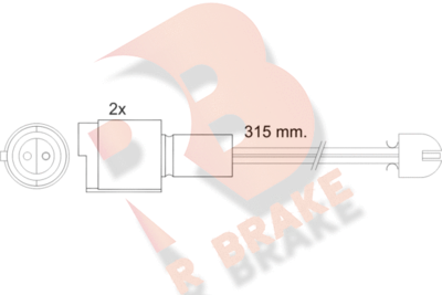 R BRAKE 610455RB