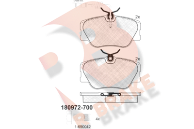 R BRAKE RB0972-700