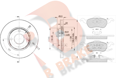 R BRAKE 3R12645344 R BRAKE 3R12645344