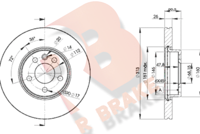 R BRAKE 78RBD21530