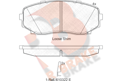 R BRAKE RB1962